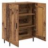 Reclaimed Wood Sideboard 69.5 x 34 x 90 cm Composite Wood and Iron