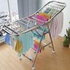 Silver Stainless Steel Heavy Duty Laundry Drying Rack- Clothing Shelf forUse Best Used for Shirts Pants  Indoor/Outdoor