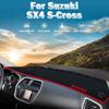 For Suzuki SX4 S-Cross Scross 2013 2014 2015- Car Dashboard Cover Avoid Light Pad Non-Slip Carpets Inner Styling Accessories