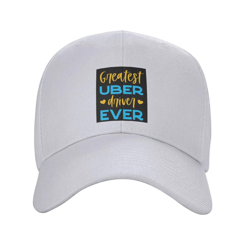 Unisex Baseball Hats Greatest Uber Eats Driver Ever Rideshare Car Driving Streetwear Summer Sports Baseball Caps Casquette Hats