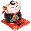 6in Fortune Cat Ceramic Waving Lucky Cat Ornament Home Decoration for Bedroom Car OfficeType 3