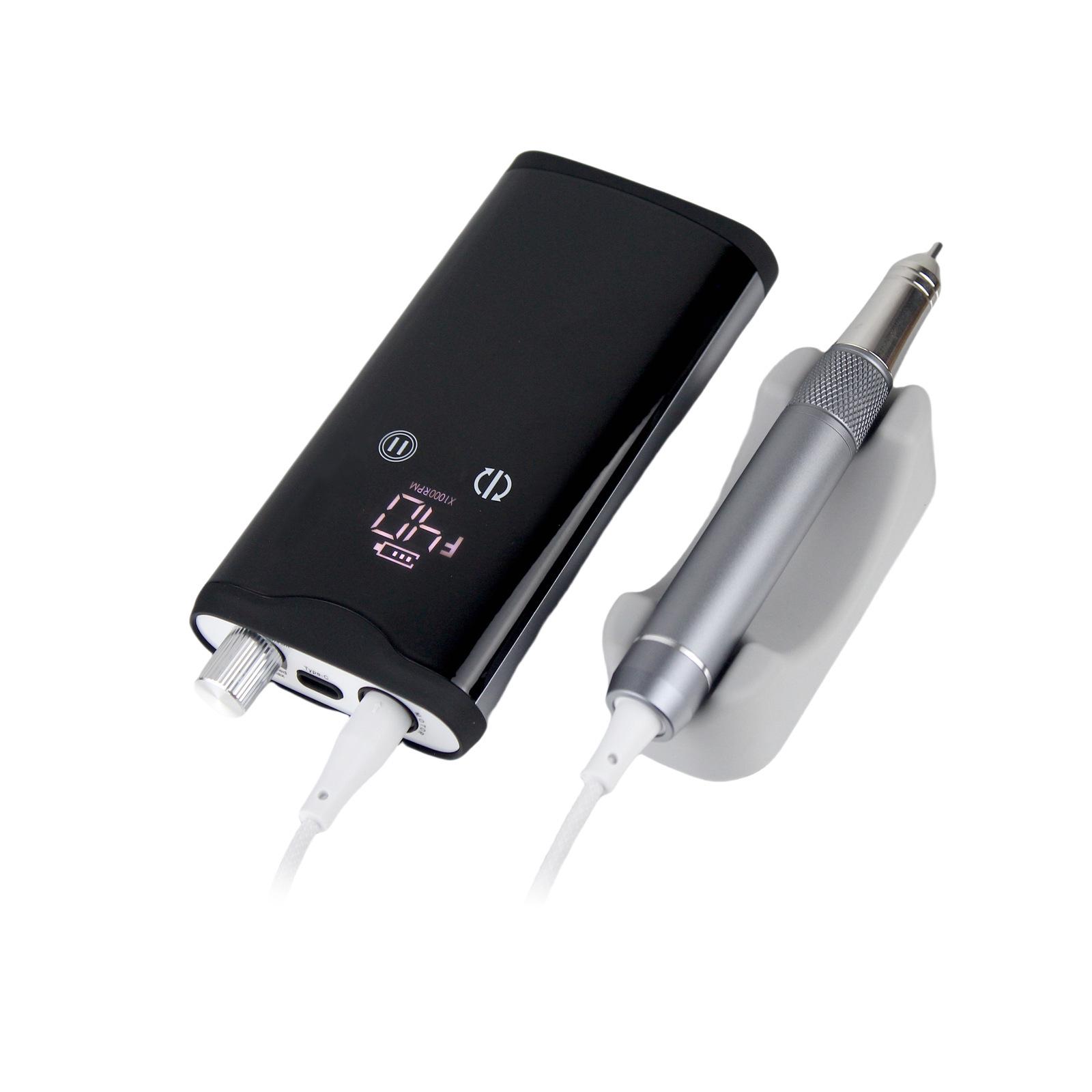 

Rechargeable Brushless Nail Grinder with LCD Display for Salons