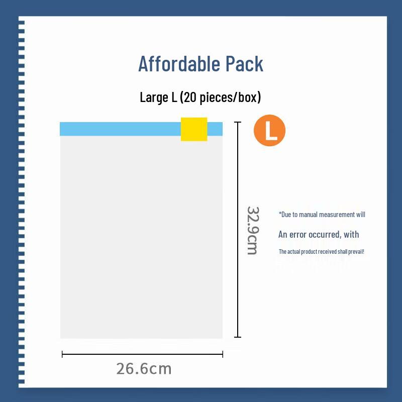 YOUAO Food Storage Slider Bags