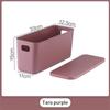 Storage Box with Lid Underwear Toy Ties Socks Snack Shorts Cosmetic Plastic Home Desktop Office Bathroom Storage Organization