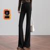 Women's Fleece-Lined Slim-Fit Flare Casual Pants