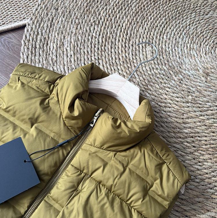 2025 Autumn/Winter Double-Sided Solid Color Unisex Down Vest