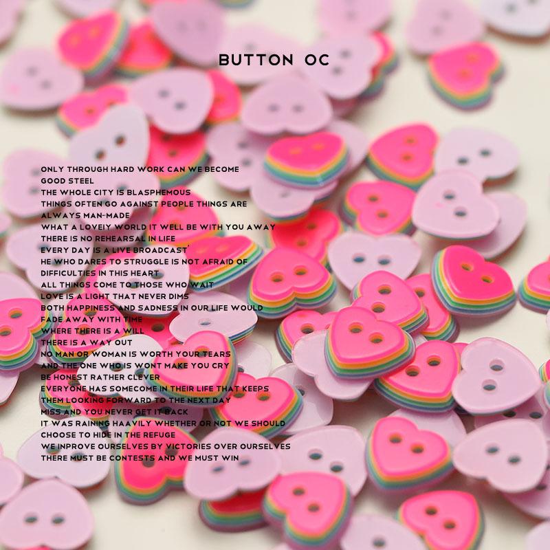 Two Eyes Love Resin Button Girls Style Shirt Dress Decorative Button Versatile Knitted Cardigan Button