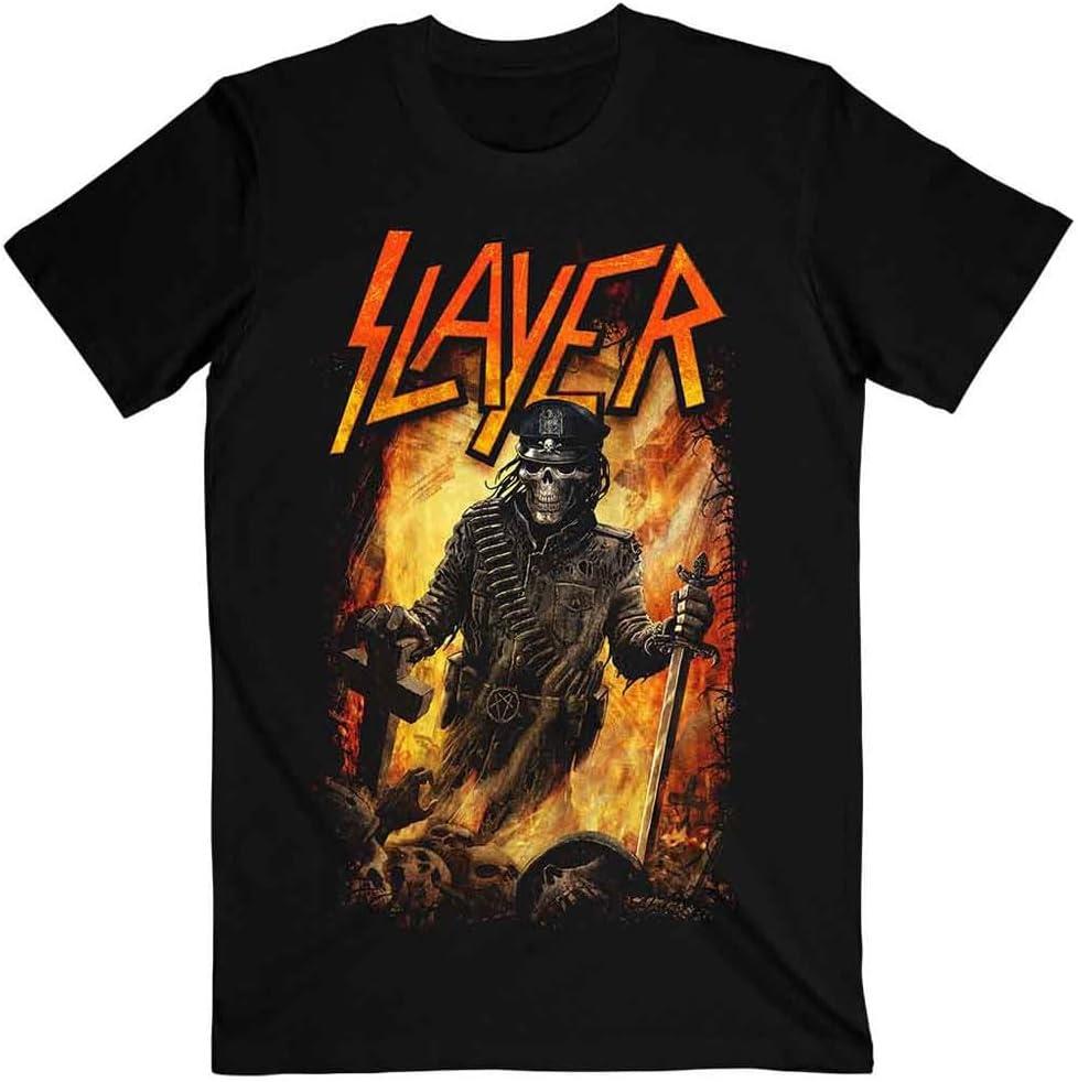 Slayer Aftermath Band Logo T Shirt S