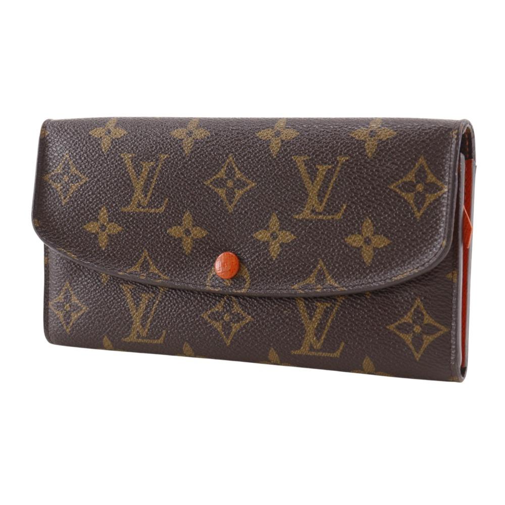 LOUIS VUITTON Emily Purse M62011 Brown / orange Monogram canvas Women Used