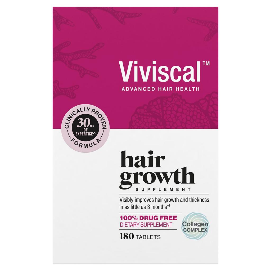 Viviscal Hair Growth Supplement, 180 Tablets