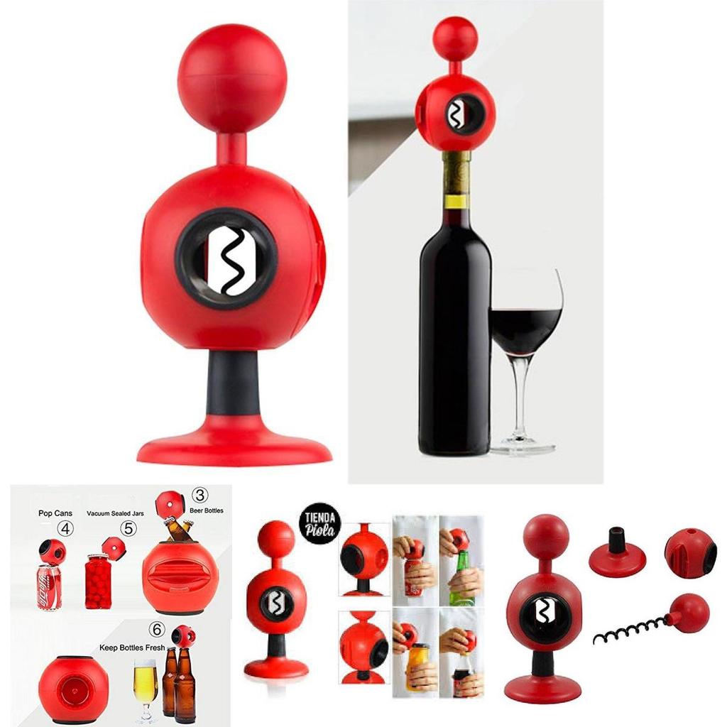 Home Use Multifunction Wine Opener With Plastic Material For Red And Old Wine Bottles