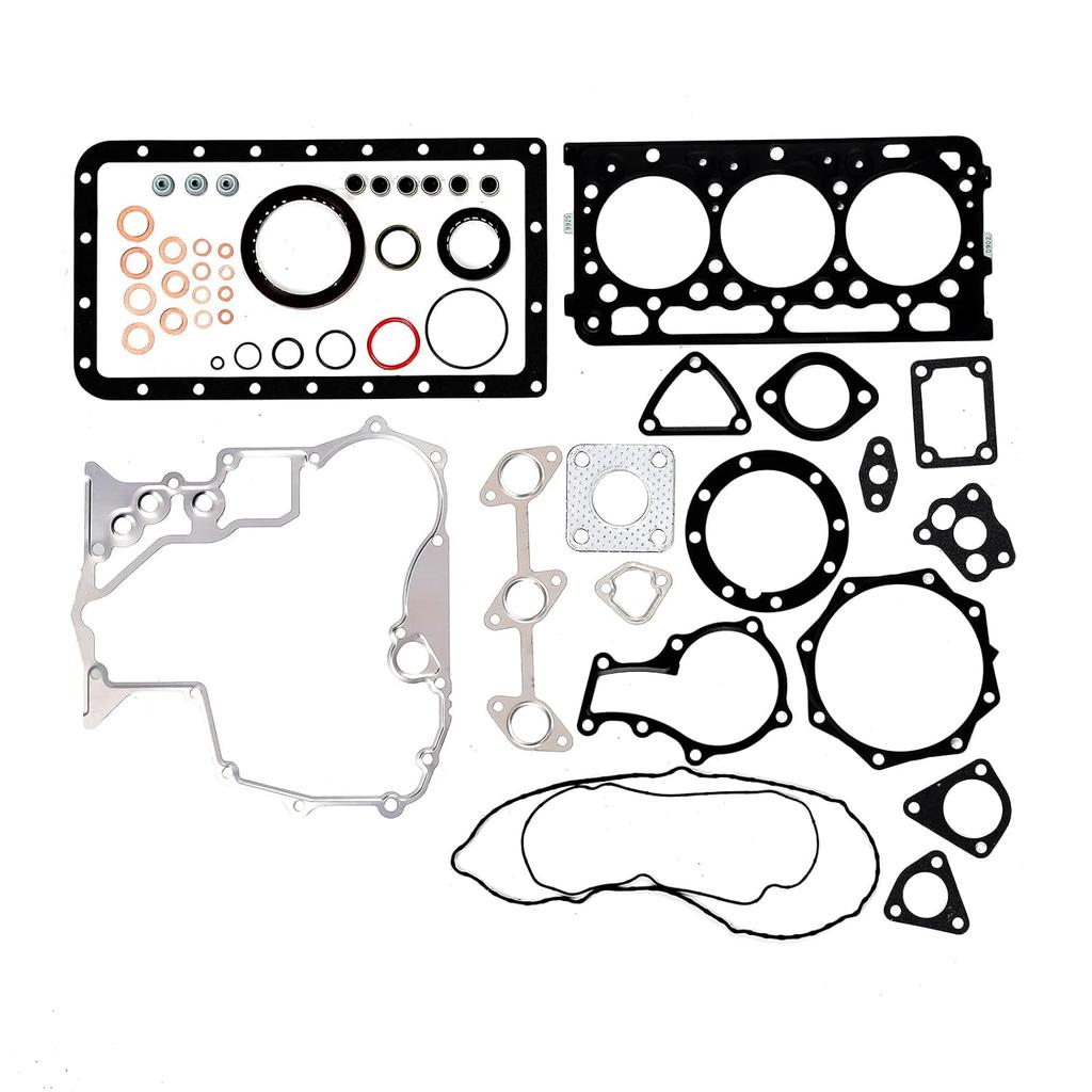 Full Set of Gasket Kit 1G823-99350 Fits for Kubota D902 Engine RTV900 RTV900G RTV900R RTV900T RTV900W Utility Vehicle KX41-3 Excavator BX24 BX25