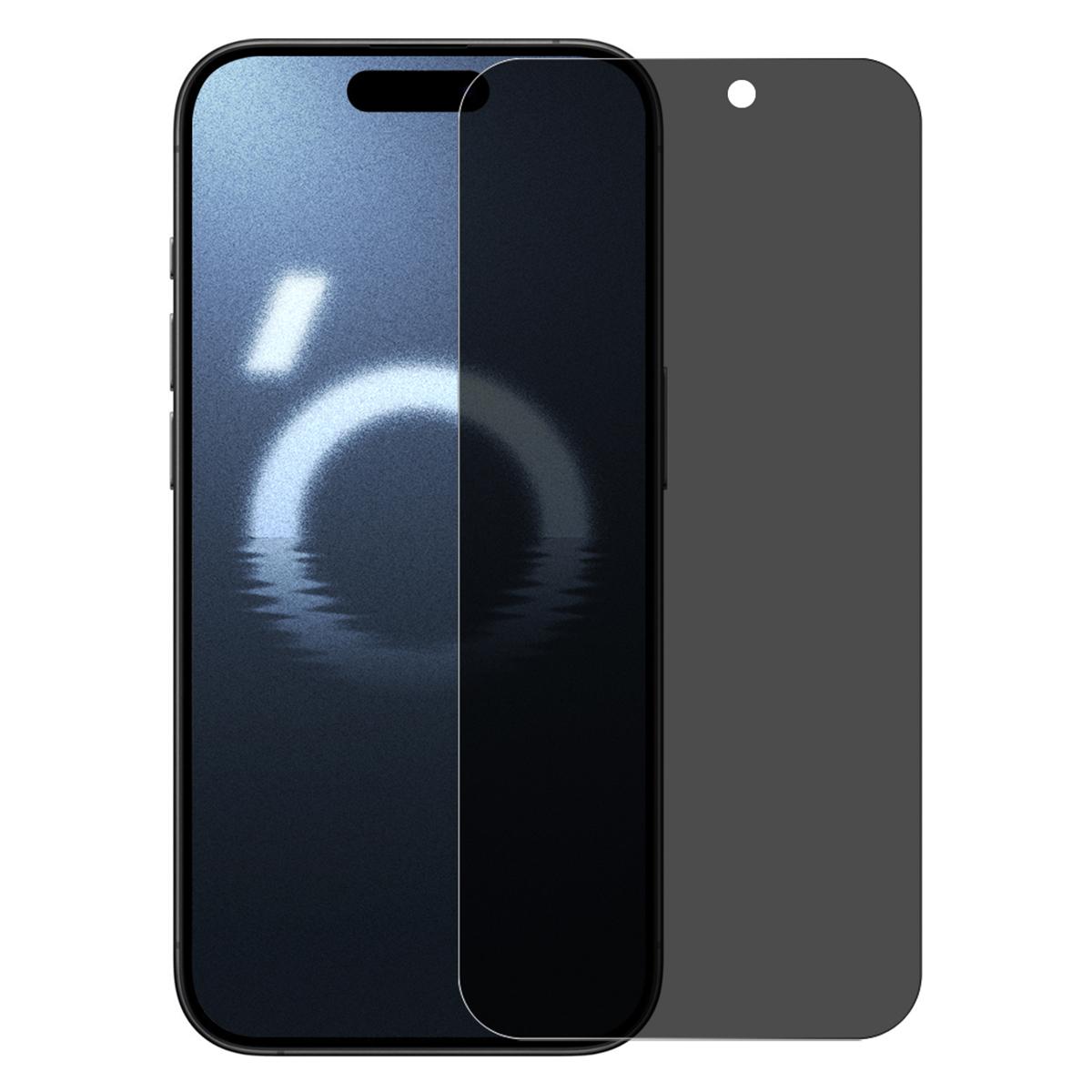 

NORTHJO A+ For iPhone 16 Pro Max HD Screen Protector 2.5D Arc 28 Degree Anti-Spy 0.3mm Tempered Glass Film As Shown A