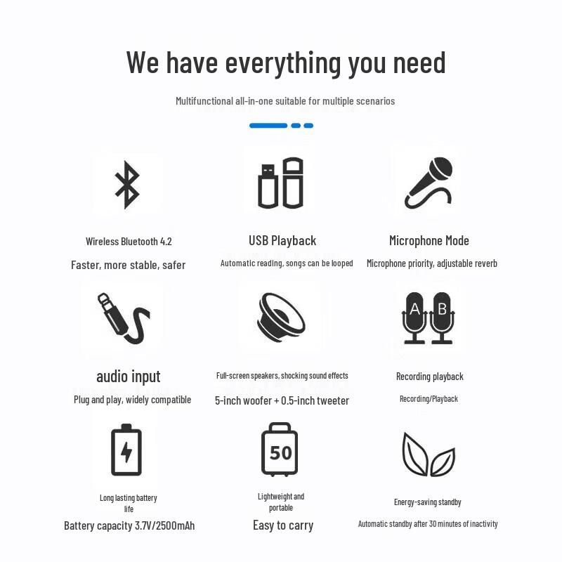 

Philips SD50 Portable Bluetooth Speaker with Dual Microphones