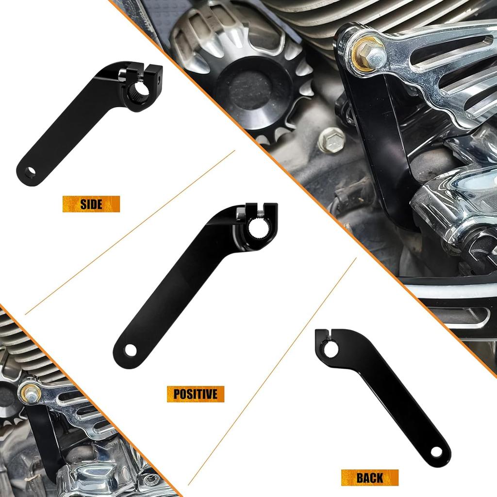 Motorcycle Adjustable Inner Shift Shifter Rod Lever Shaft Fit for Harley Touring Road Glide Electra Glide Road King Street Glide Trikes FLT FLHT FL