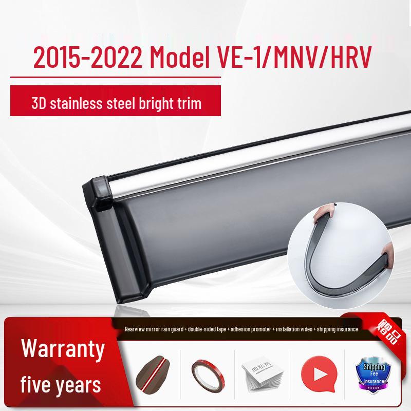 Honda Tenth Gen Accord, Civic, Lingpai, and Fengfan Car Window Rain Visor - Sun and Rain Guard for CR-V, XRV