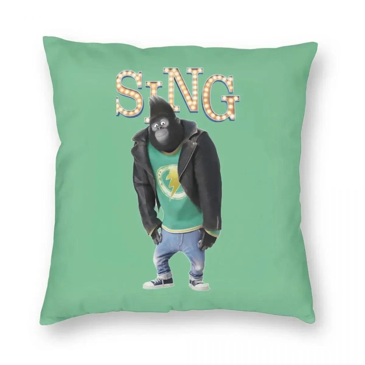 

Johnny From SING Movie Pillowcase Polyester Linen Creative Zip Decor Throw Pillow Case Home Cushion Cover Wholesale 45x45cm 16x16Inch