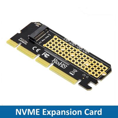 Adapter PCIE do M2 NVME LED NVME SSD M2 PCIE x16 Karta rozszerzeń Interfejs adaptera komputerowego M.2 NVMe SSD do PCIE M.2 Rozszerzenie komponentów