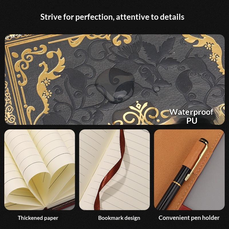 Secure Password Lockable Notebook Organizer Planner for Office School Personal Use Diary with Ample Storage Space