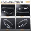 A03E-1Pair Car Front Head Light Lamp Lens Cover Head Light Shell Lamp Hoods For Subaru Forester 2006-2008 SU2503119 SU2502119