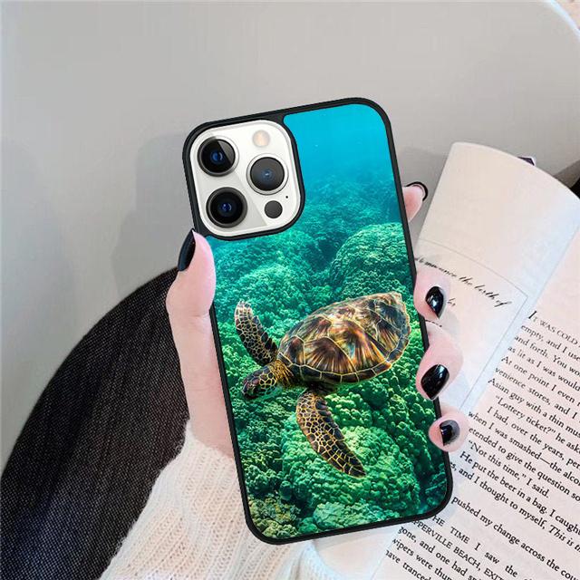 Baby Sea Turtles Beach Phone Case Cover For iPhone 17 Air 15 16 Pro Max 14 13 12 11 Pro Max Plus Coque Shell