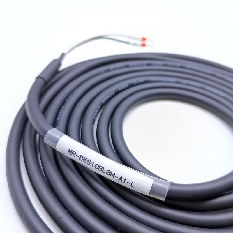 MR-PWS1CBL MR-BKS1CBL MR-PWS1CBL5M-A1-L MR-BKS1CBL3M-A1-L A2-L Servo Motor Power Cable Brake Lline for MR-J3 J4 JE