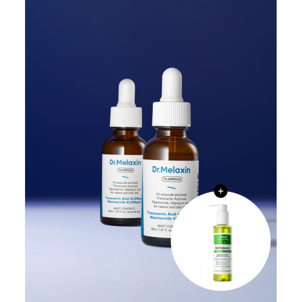Dr.melaxin [2pcs] Tx Blemish Ampoule  + Lipino Cleanser Gift NONE