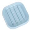 Food Grade Plastic   Shape Pet Slow Food Anti Choking Feeding Bowl Supplies with Bottom Anti-Skid Pad for Cats Dogs(Blue )