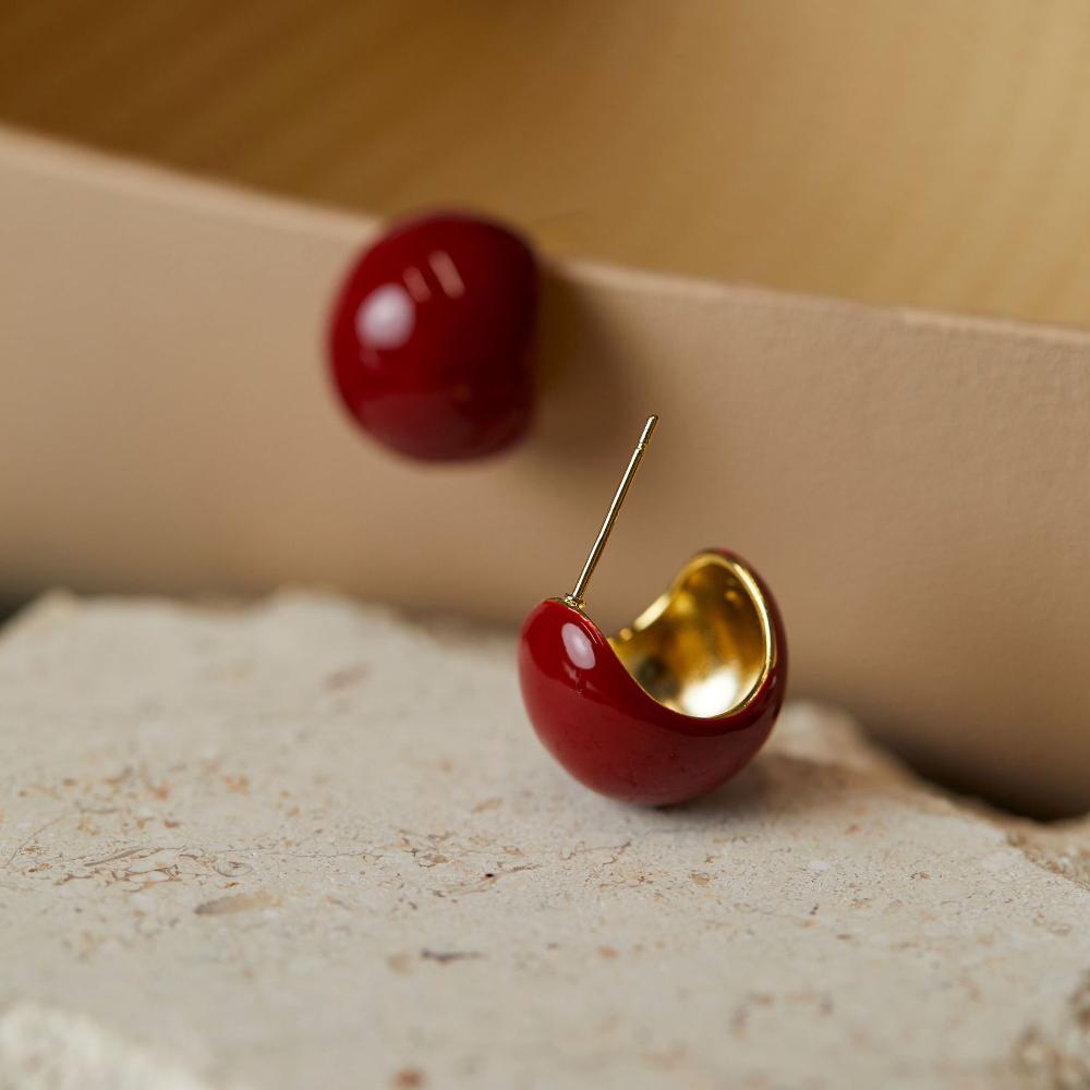 

Square Black Color Korean Style Stud Earrings for Women Summer Fashion New In Jewlery Simple Female Party Earring