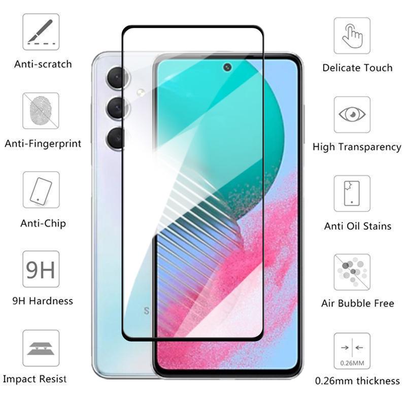 1 STÜCKE Für Samsung Galaxy M13 M14 M15 M34 M54 M55 4G 5G Glas Displayschutzfolie aus gehärtetem Glas