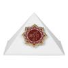 Vastu Pyramid Yantra for Positive Energy, Good Luck & Prosperity | Embossed Metal Feng Shui Pyramid for Home, Office & Gift