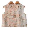 Grandma's Spring Shawl Vest: Stylish Age-Reducing Chinese Style for Middle-Aged and Elderly