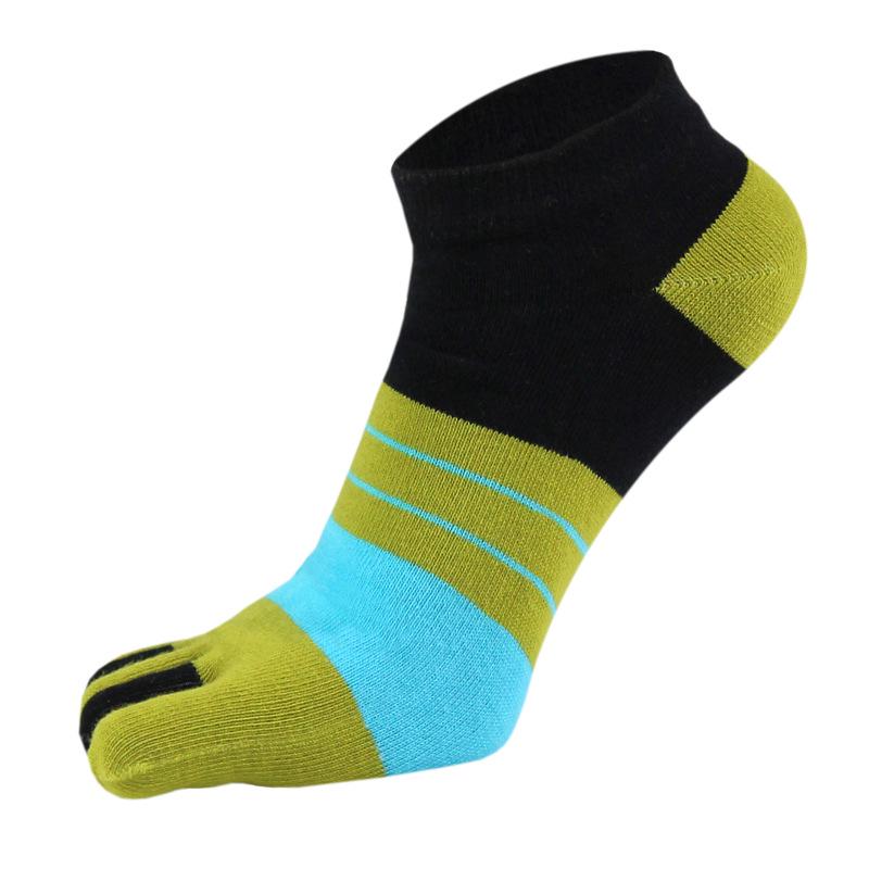 Men's Cotton Five-Toe Ankle Socks - Summer Thin Style