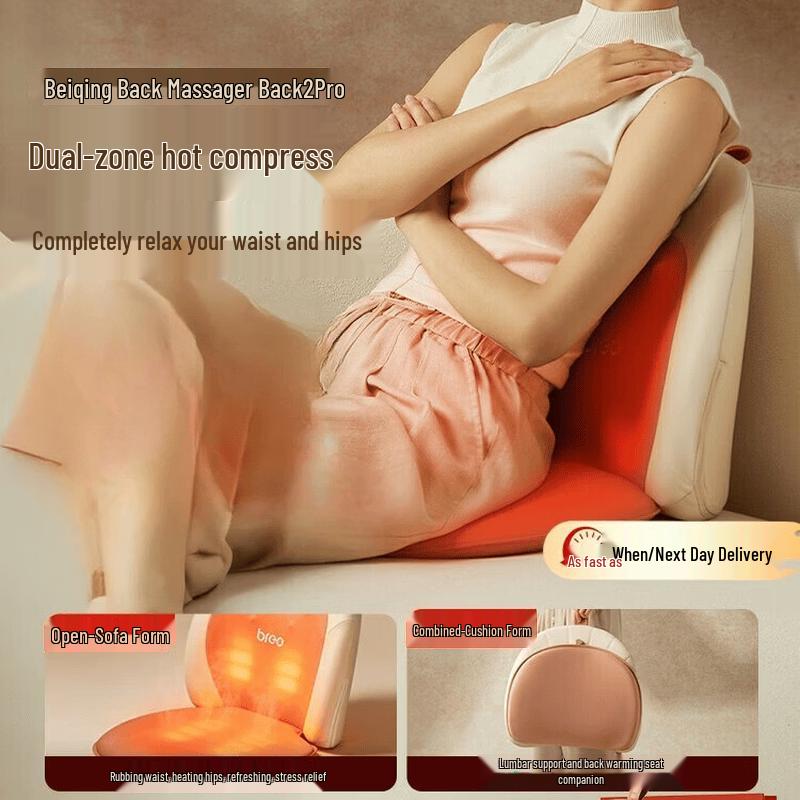 Breo Back2pro Lumbar & Back Massager Cushion CN plug (adapter included)