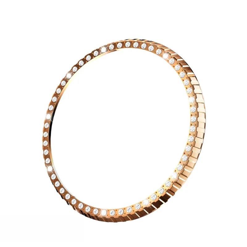 Für Samsung Galaxy Watch 8 classic 46mm Metallrahmen Lünettenring Diamantabdeckung Schutzhülle Galaxy Watch 8 Classic Schutz