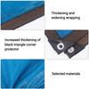 Blue Sunshade Net Thickened Shed Cloth Garden Terrace Sun Shade Sail Outdoor Pool Awning Pergola UV-Protection Sunscreen Carport
