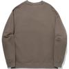 Li Ning Vital Series Solid Color Round Neck Comfortable Breathable Versatile Casual Loose Sweatshirt Unisex Sweatshirt Chocolate-Brown AWDUB29-2