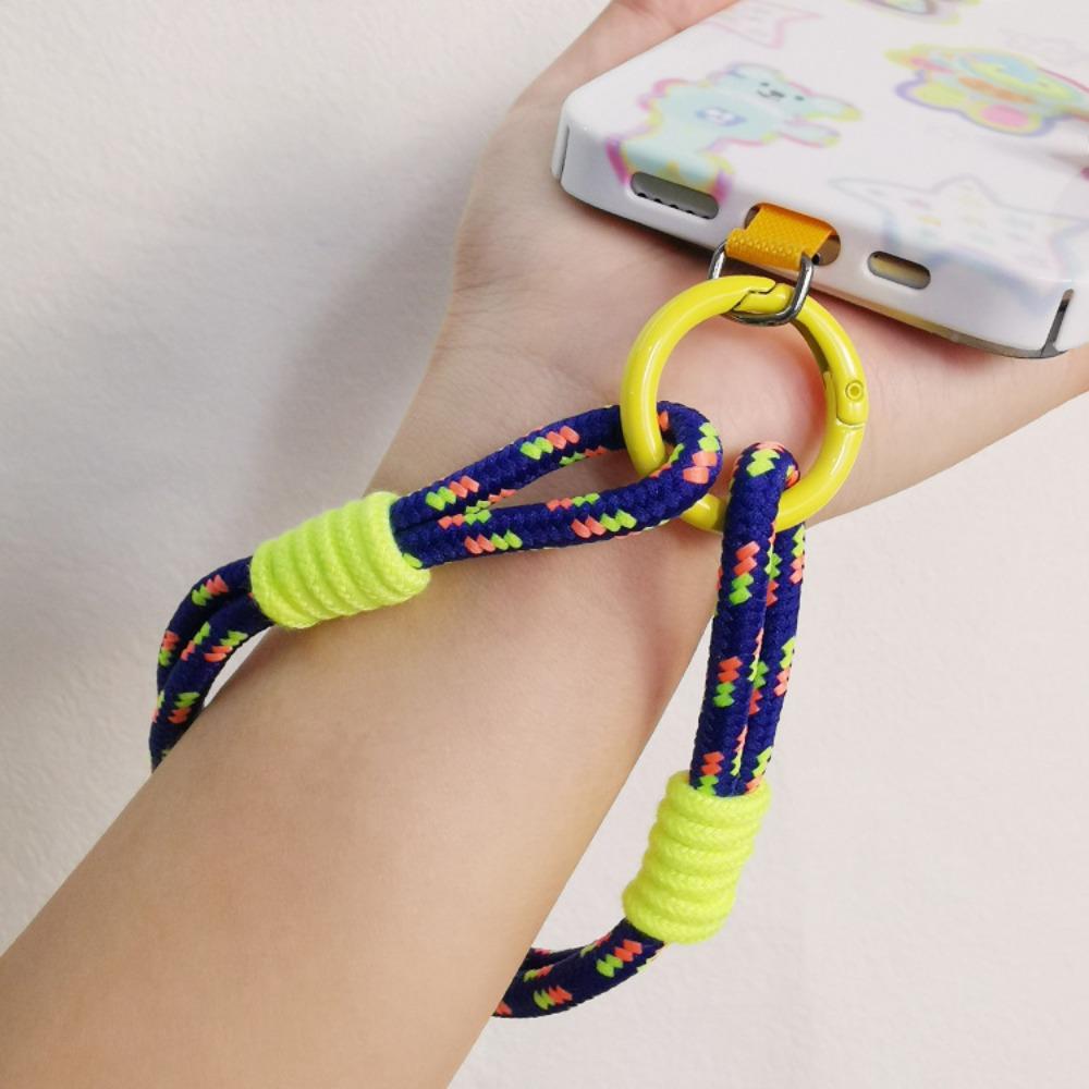 Key Holder Phone Wrist Strap with Patch Phone Hanging Chain Mobile Phone Lanyard  Phone Accessories