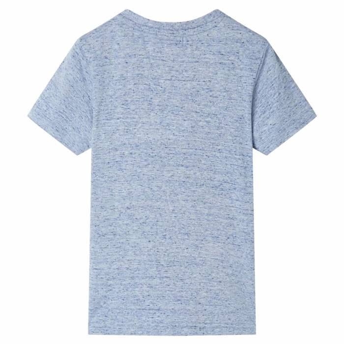 T-shirt pour enfants avec manches courtes mélange bleu 92/104/116/128/140