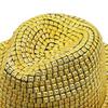 Sombrero de vaquero con bola de discoteca, sombreros de vaquera que lucen impresionantes bajo el sol, gorras de vaquero con joyas de cristal espejado, detalles de malla, sombrero para el sol para mujer