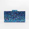 Vintage Colorful Paper Summer Chain Bag Fashion Evening Shoulder Acrylic Luxury Woman Handbag Shopper Bags Women Famous Brands
