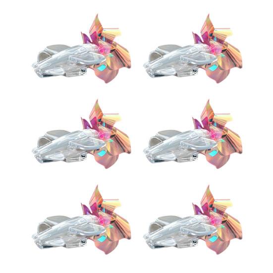1/2/4/6Pcs Car Ornaments with Light Cool Dynamic Rotating Design Easy Installation Aircraft Shape Motorcycles Bicycles Decorations