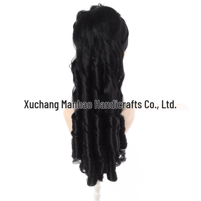 Women's Long Curly Drawstring Ponytail Wig - Big Waves & Roman Curls