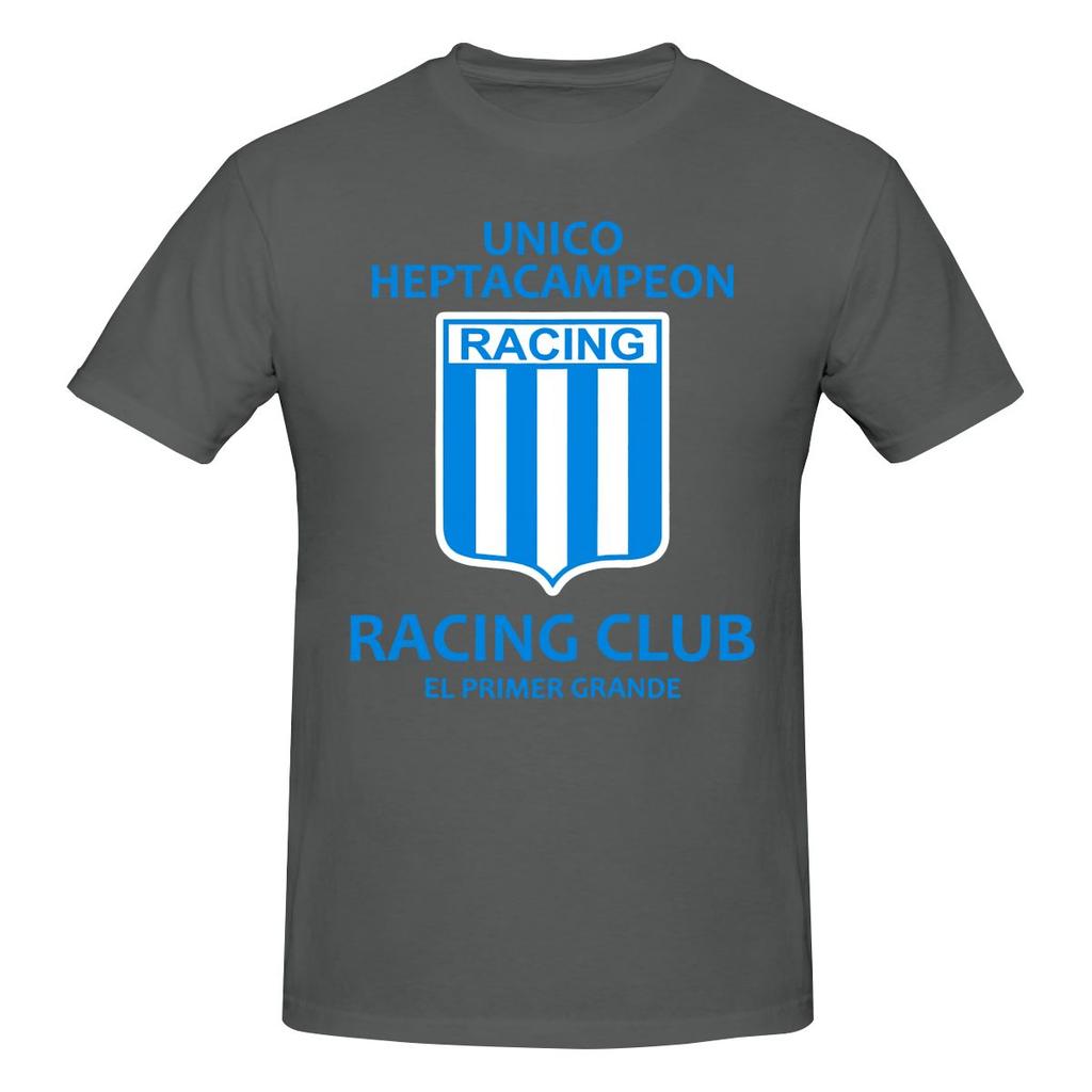 Racing Club De Avellaneda Heptacampeon Fitness Tshirt Retro Academy Highdefinition Printing Basic Tee