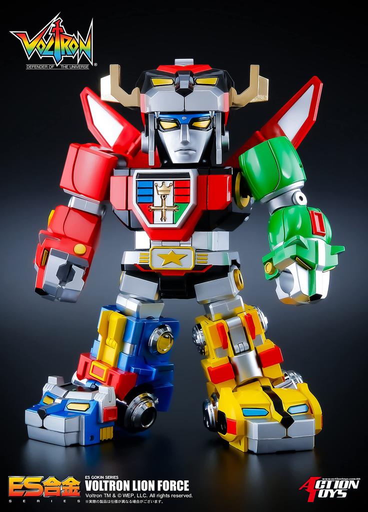 Art Storm Action Toys ES Alloy Voltron Lion Force Diecast Painted Action Approximately 160mm Tall Figure,