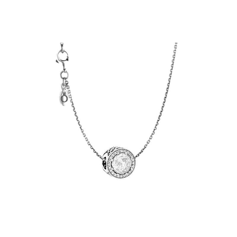 Pandora Shiny Transparent Pendant Women's S # 791725CZ