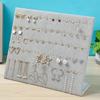 Velvet Vertical Necklace and Jewelry Display Stand for Necklaces, Bracelets, Pendants, and Earrings
