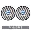HAT1 2PCS PU Car Water Cup Pad Coaster Rubber Mat Bottle Holder for Volkswagen Golf 4 mk5 Passat b8 b5 VW Sharan Polo 6R Tiguan Rline