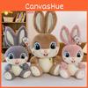 Carrot Plush Rabbit Toy Cartoon Stuffed Animal Doll Room Decoration Kids Gift