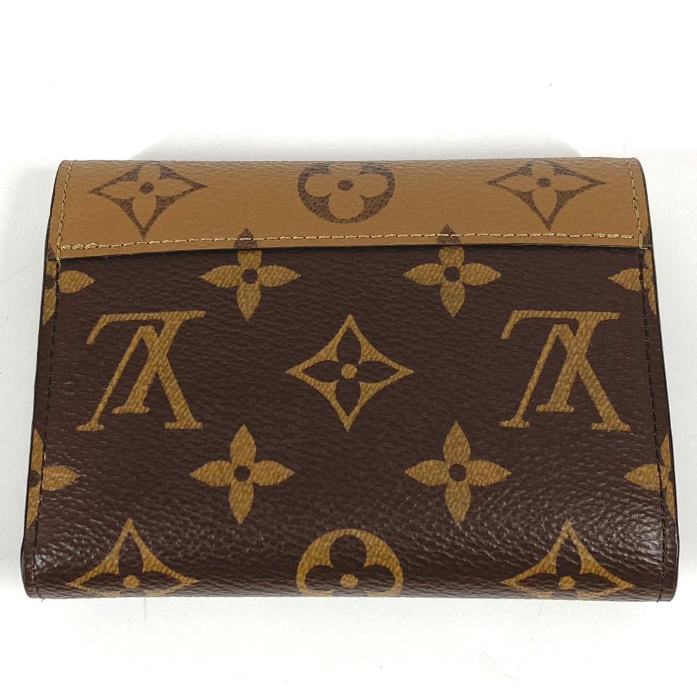 Louis Vuitton M81557 Monogram reverse Portefeuille-Victorine Tri-fold Wallet